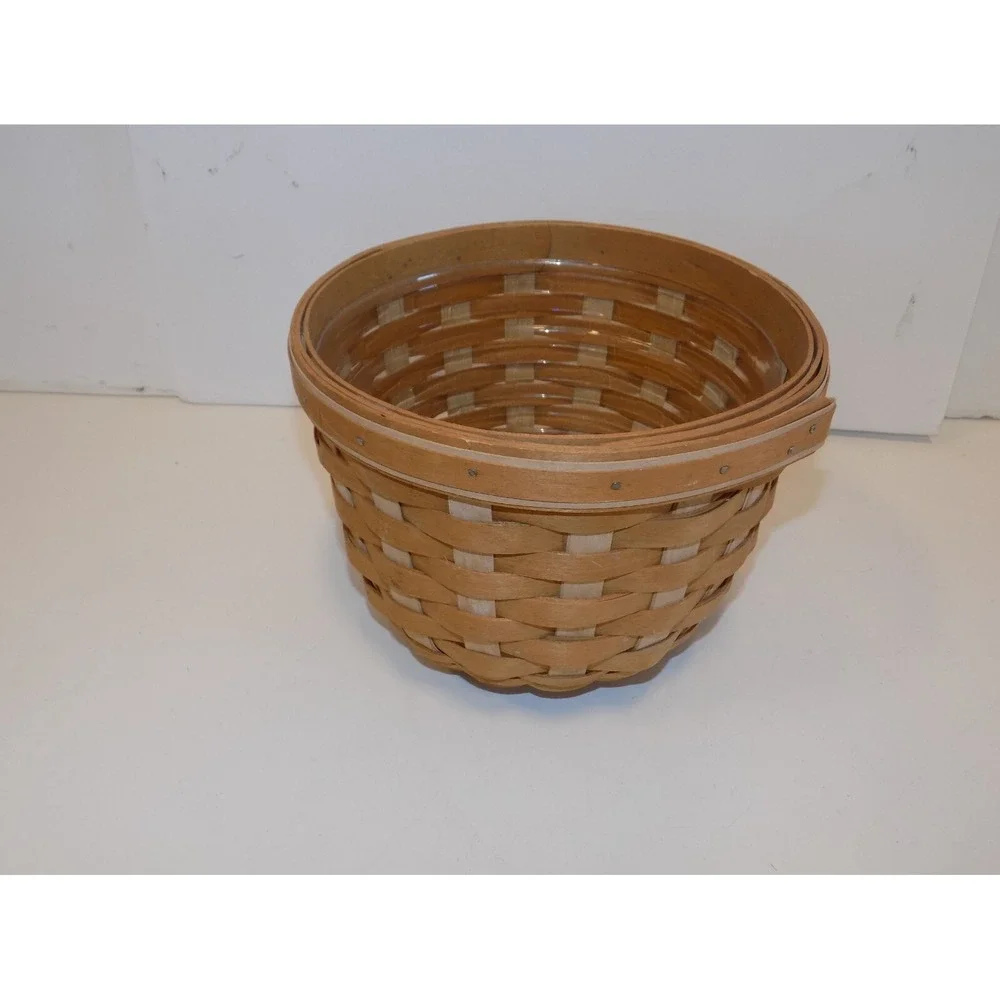 At Home Garden Flora Basket w/ Protector 2004 Hostess Longaberger ORIGINAL